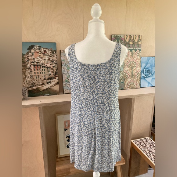 Vintage J.Crew Blue Floral Dress - Picture 3 of 10